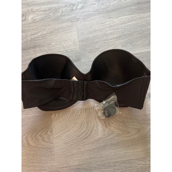 NWT Maidenform size 38D black bra convertible strapless - Picture 2 of 4